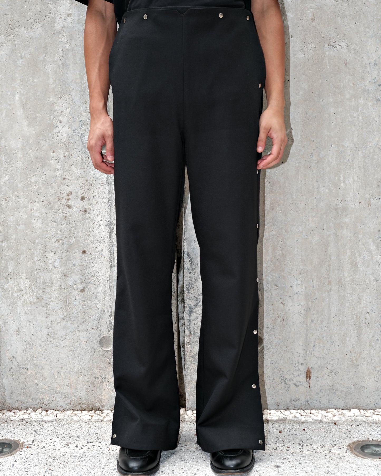 Double Layer Wool Pants