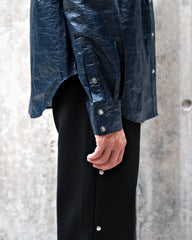 Wrapping Paper Shirt - Navy