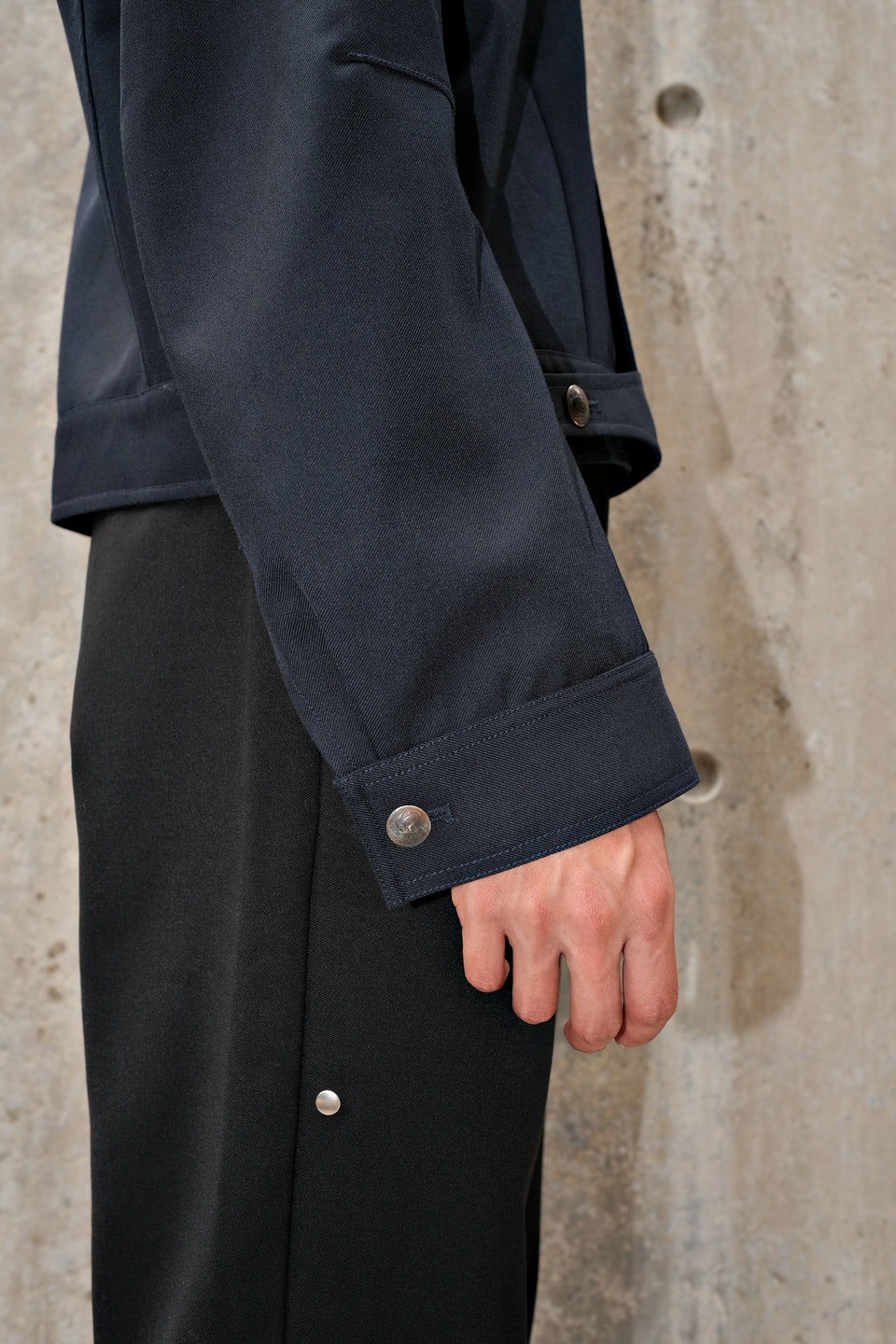 Coins Button Wool Jacket