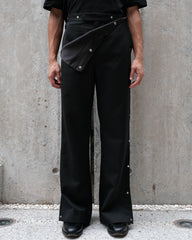 Double Layer Wool Pants