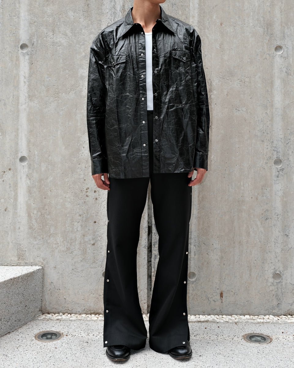 Wrapping Paper Shirt - Black