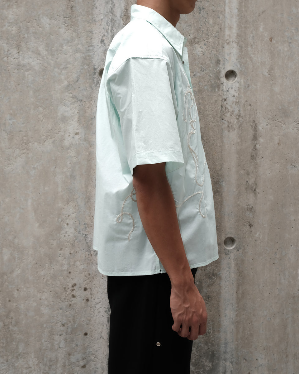Short Sleeve Parabola Shirt - Mint