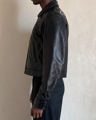 Lamb Leather Embroidery Western Jacket